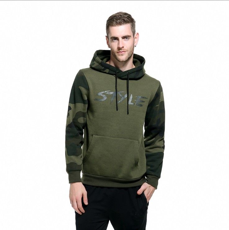 army green hoodie mens
