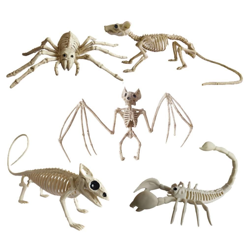 Halloween Decoration Animal Skeleton Bone Props Party Creepy Spider Bat Mouse Scorpion Lizard Bones Ornaments Hallowmas Horror Halloween Decoration Animal Skeleton Bone Props Party Creepy Spider Bat Mouse Scorpion Lizard Bones Ornaments Hallowmas Horror