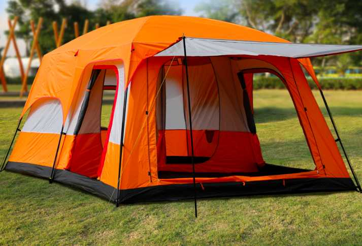 Carpa 8-12people exterior dos habitaciones una de capa de campamento varias