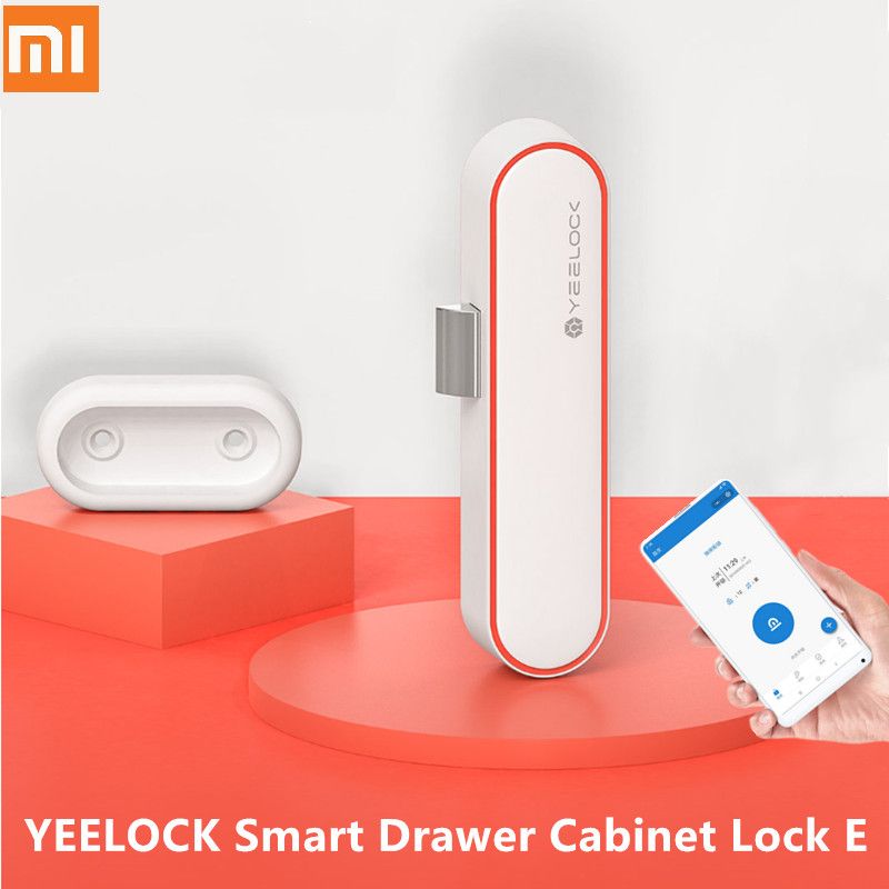 Xiaomi MIjia YEELOCK Smart Drawer Cabinet Lock Keyless Bluetooth APP Anti-Theft 