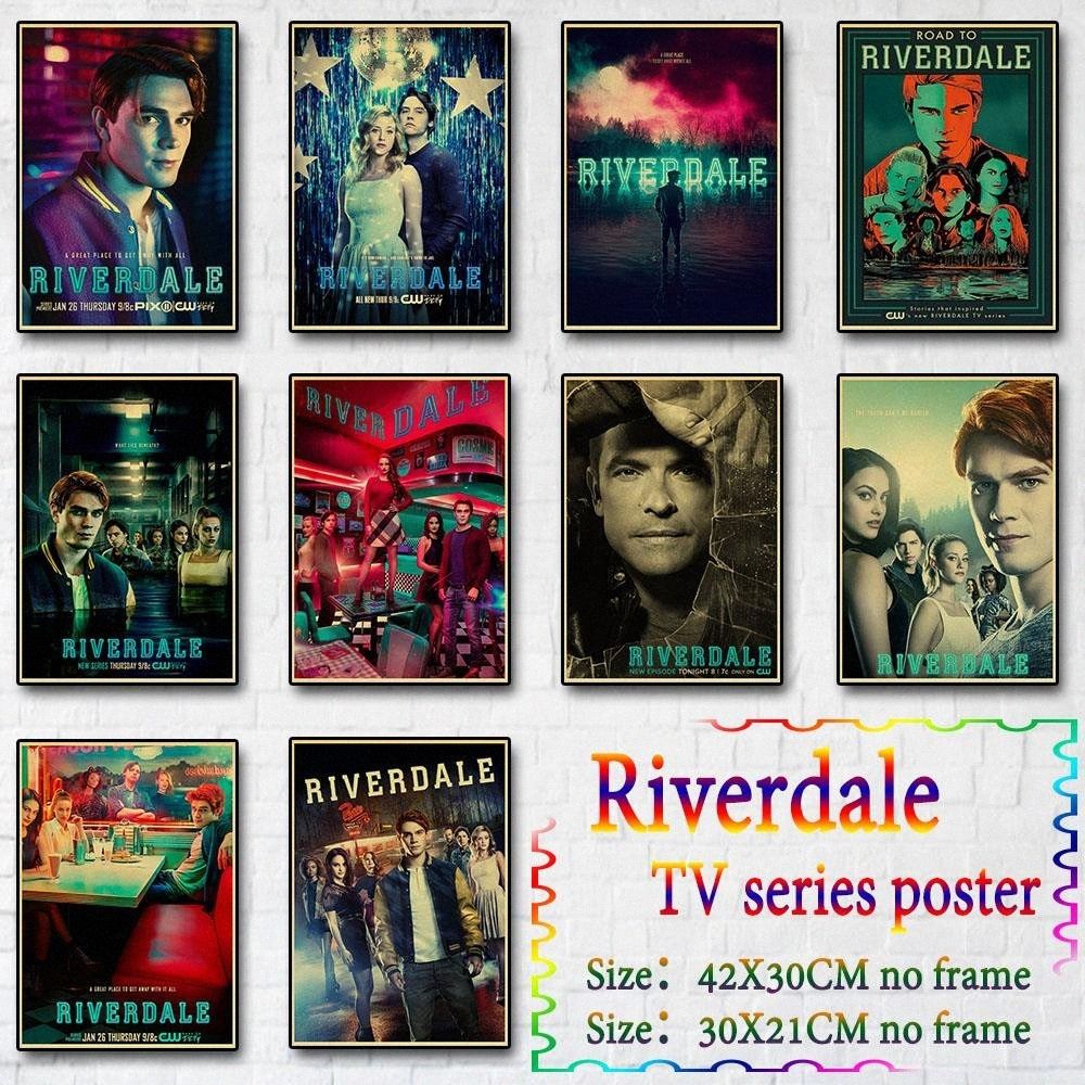 Compre Riverdale Cartel De Papel Kraft Impresiones Del Cartel De La Vendimia Para La Sala De Estar Inicio Decoracion De La Pared Pintura Posters Retro Crafts Arte Imo8 A 19 77