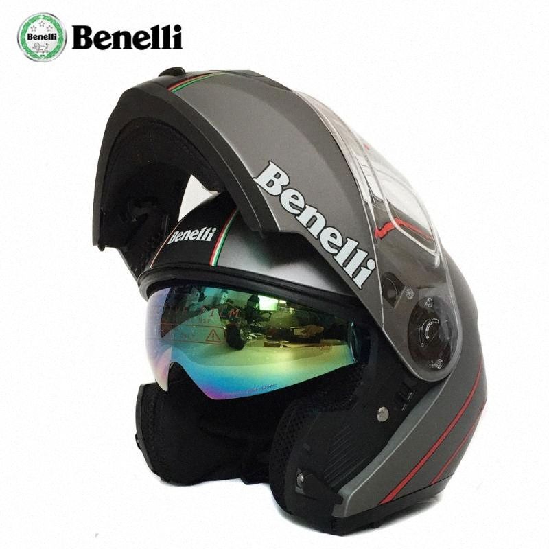Benelli Flip Up Motorcycle Helmet Man Motorbike Modular Racing Capacete  Riding Full Face Helmet Casco DOT Casque Moto Good Cheap Motor TzUe# From  Qianeyes, $116.7 | DHgate.Com