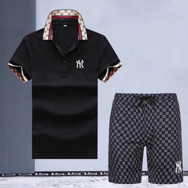 

2020 мужских дизайнерские костюмы метанию летом дизайнер шорты комплекты мужских дизайнер одежды письмо тонких одежды класс люкс рукав костю, Gray