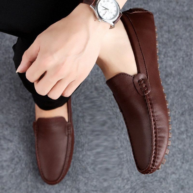 mens leather deck shoes sale