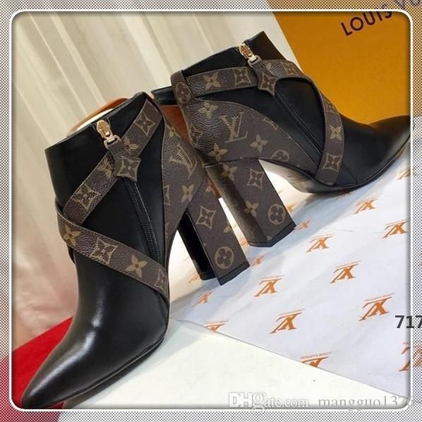 Acquistare Louis Vuitton LV Moda Donna Stivaletti Martin Top Luxury Leather  Scarpe Donna Chaussures De Star Trai Dimensione 35 40L Economico | Consegna  Veloce E Qualità | It.Dhgate