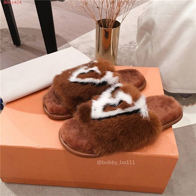 louis vuitton mink mules