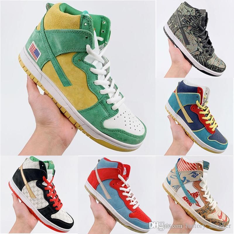 Venta Caliente SB Dunk High Pro Barroco Brown Zapatos Para Correr Para  Hombre Verde Multicolor Las Mujeres Las Zapatillas De Deporte Del Monopatín  Aire Libre Deportes 36 45 Por Factory_sneaker, 102,36 € | Es.Dhgate.Com