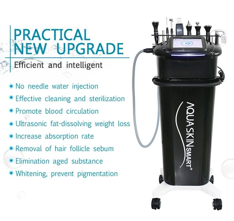9 In 1 Diamond Ultrasonic Dermabrasion Microdermabrasion Machine Ultrasonic Skin Scrubber RF Eye