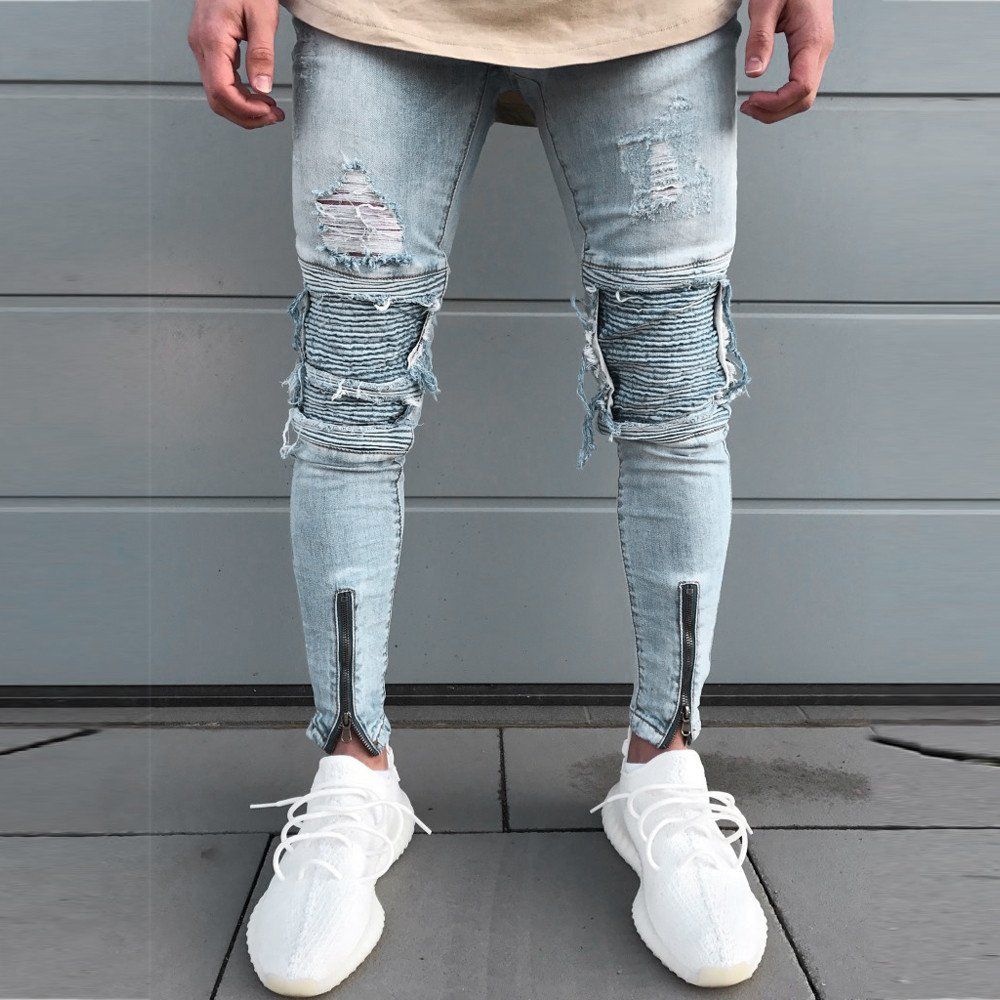 ripped chinos mens
