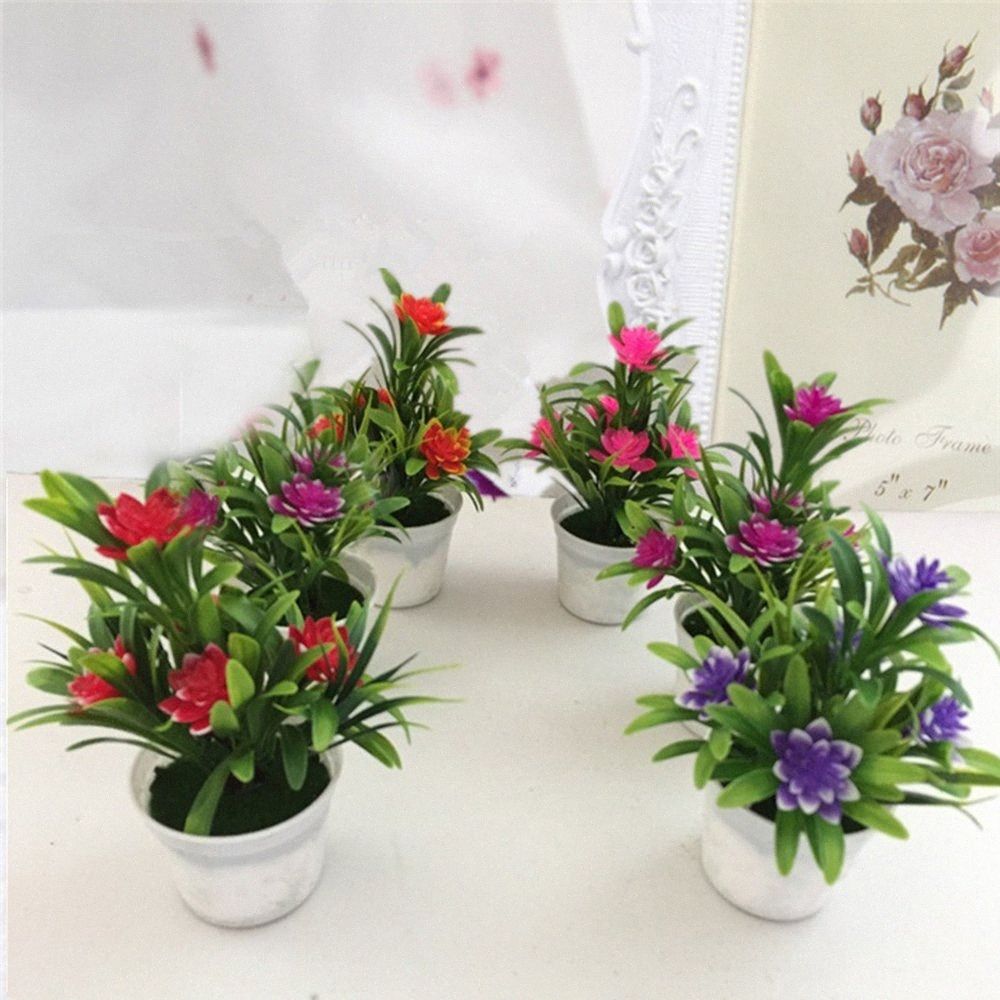 2020 Artificial Fake Lotus Flower Potted Plant Bonsai Garden Wedding Party Home Decoration Bu7k From Cntown 20 85 Dhgate Com