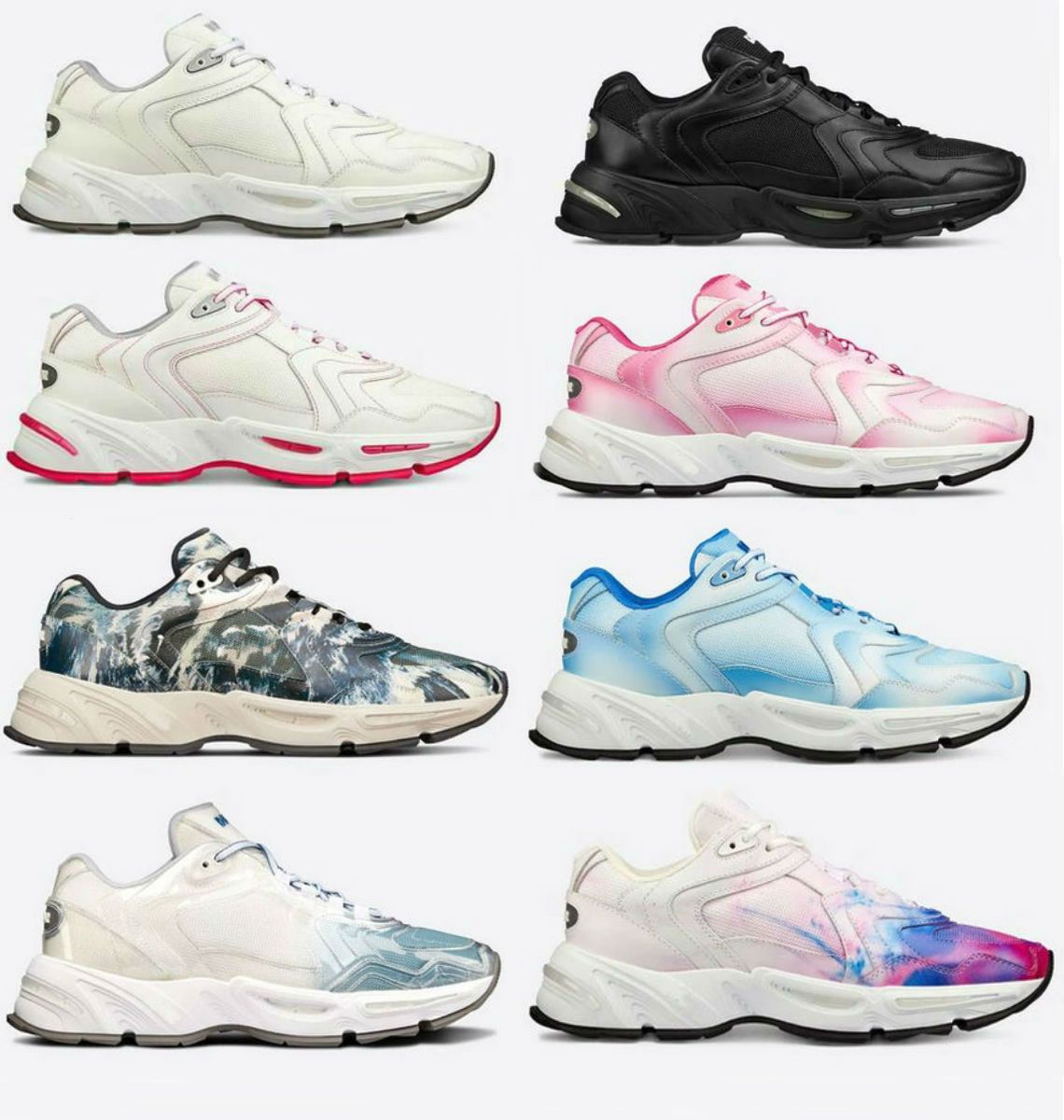 Acheter Pas Cher Design De Luxe Chaussures CD1 Réfléchissantes Chaussures  De Sport Meilleures Baskets Sneakers En Cuir De Veau Gradient De Femmes Du  76 € | Fr.Dhgate