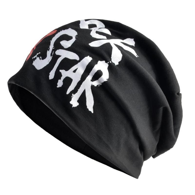 WONNA Knitted Skull Cap Letters 