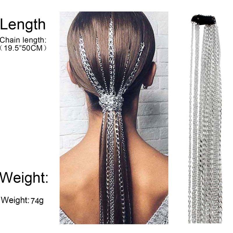 clip in hair chain