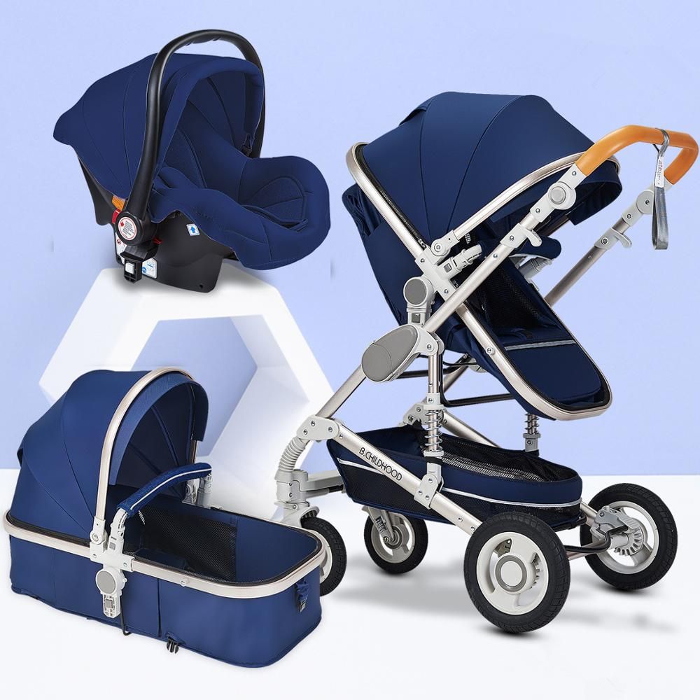 high landscape baby stroller 3 in 1