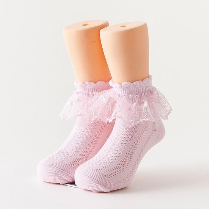 # 7 Lace frilly prinsessa socka