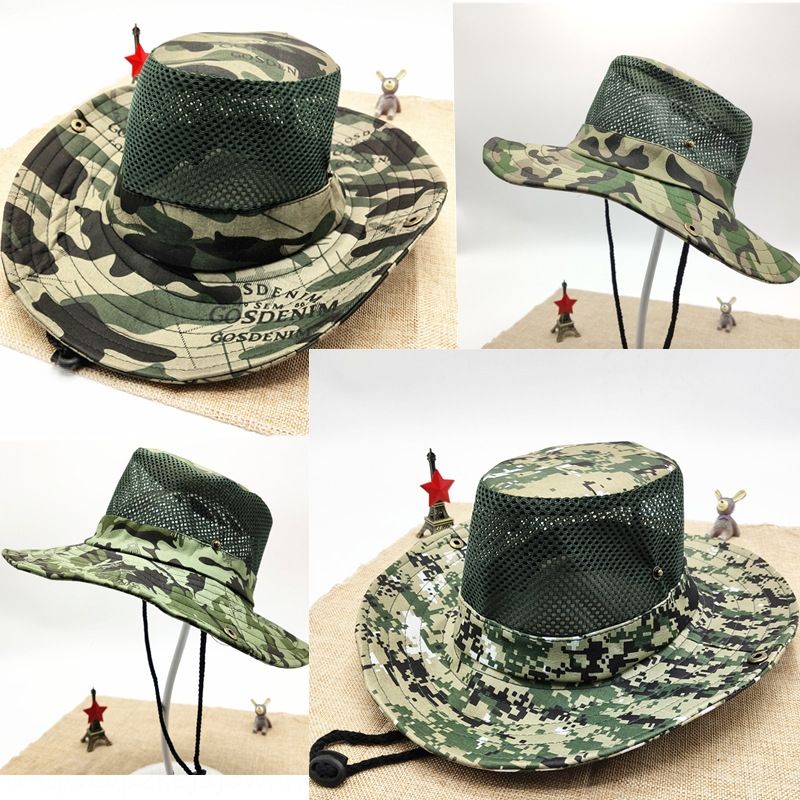 red white and blue camo bucket hat