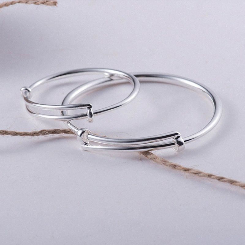 small silver bangle bracelets