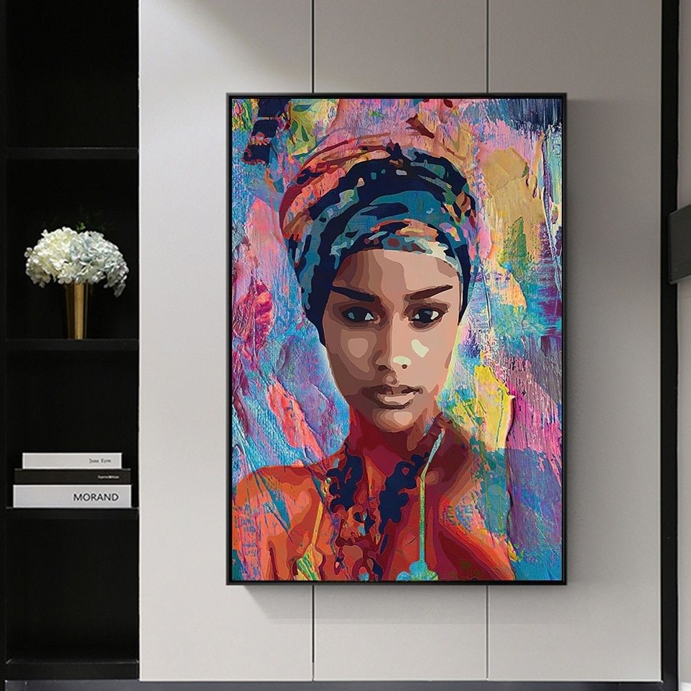 2020 Graffiti Art Posters And Prints Wall Art Canvas Painting Abstract Colorful Women Portrait Wall Pictures For Living Room Home Decorations From Lucky1916 5 44 Dhgate Com