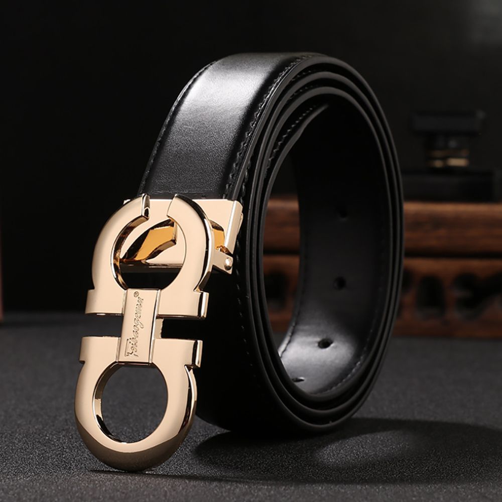 belt with big h buckle