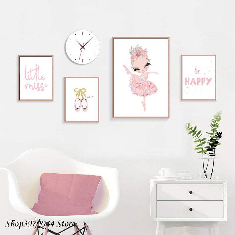 baby girl nursery canvas