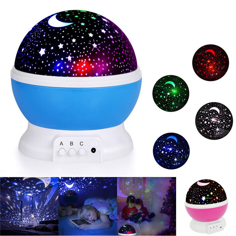 rotating star light projector