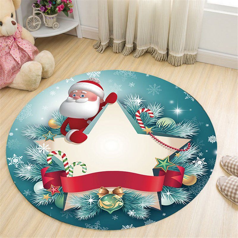 Christmas Snowman Tree Carpet Kid Play Crawling Carpets Flannel Floor Mat Doormat Kids Chair Mat Round Area Rug For Living Room Mish Carpet And Flooring Companies Check Carpets From Winsdo 127 73 Dhgate Com