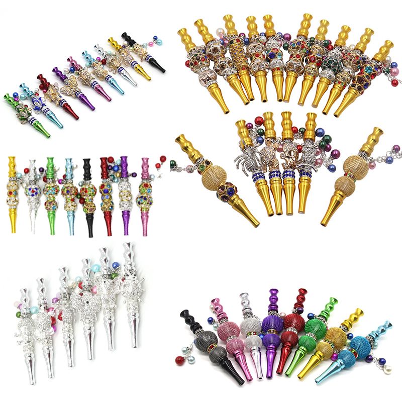 2020 Handmade Metal Hookah Mouthpiece Mouth Tips Pendant Arab Shisha