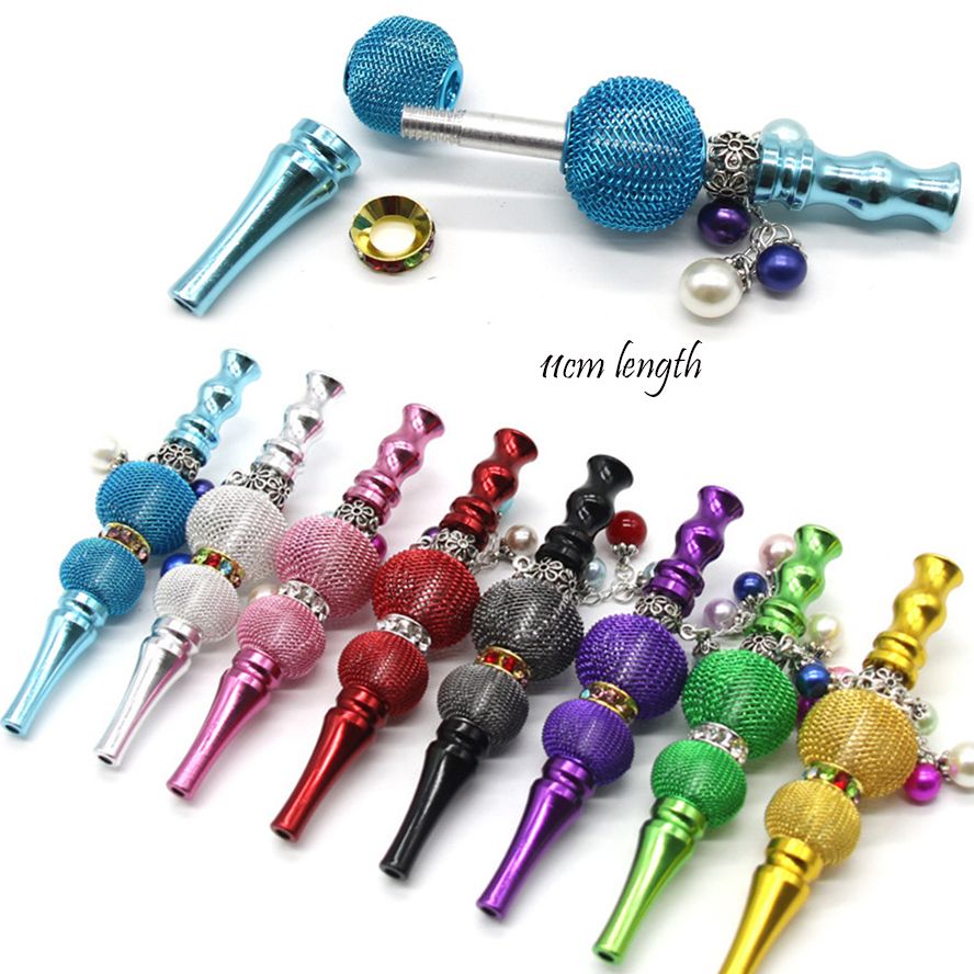 2022 IN STOCK Handmade Metal Hookah Mouthpiece Mouth Tips Pendant Arab