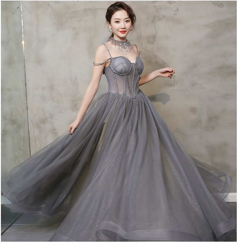 Dark grey ball gown Clearance