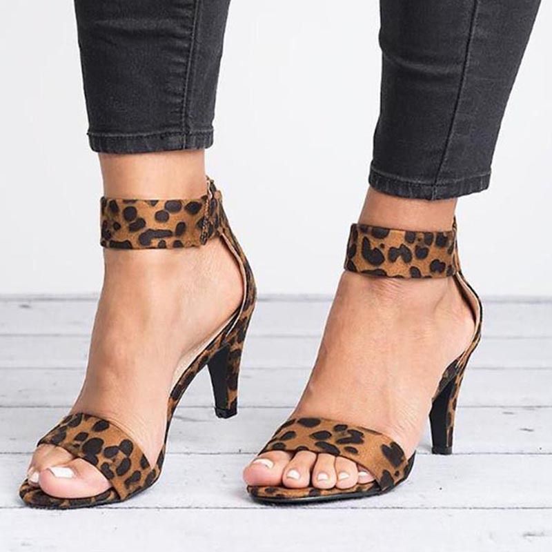 2020 Fashion Women Shoes Leopard Print 