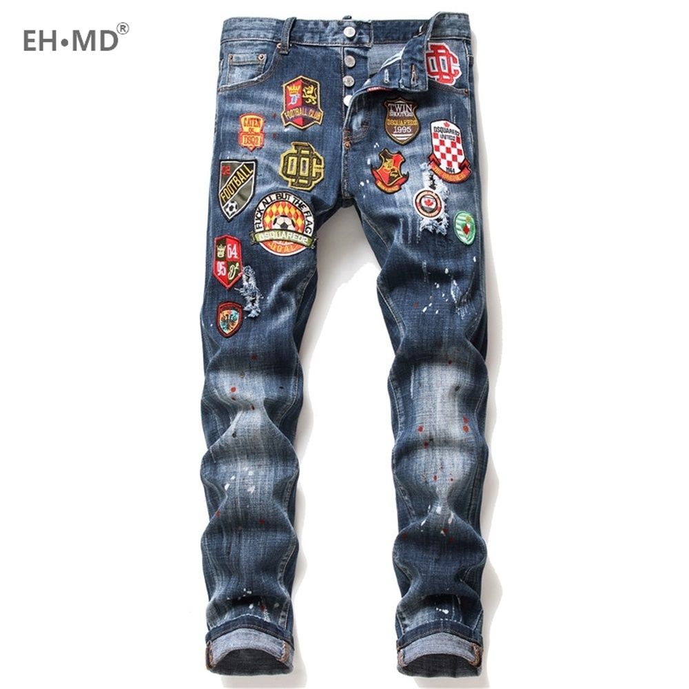 Football Club Micro Chapter Jeans Mens 