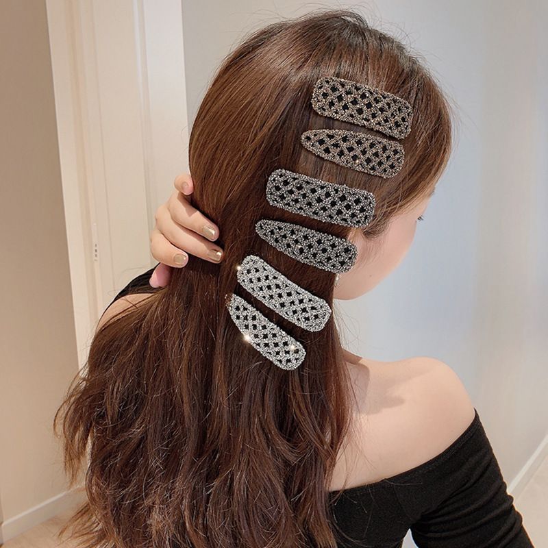 Rhinestone Hair Clip Girls Snap Barrette Stick Hairpin Sexy Styling  Accessories 2020 Women Geometric Hair Claw