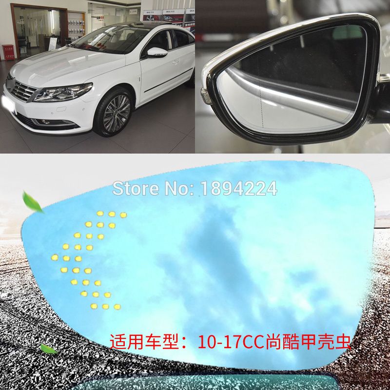 empty Detailed Recollection For Volkswagen Scirocco/CC Car Rearview Mirror Wide Angle Blue Mirror Arrow  LED Turning Signal Lights From Ocp9636, $41 | DHgate.Com