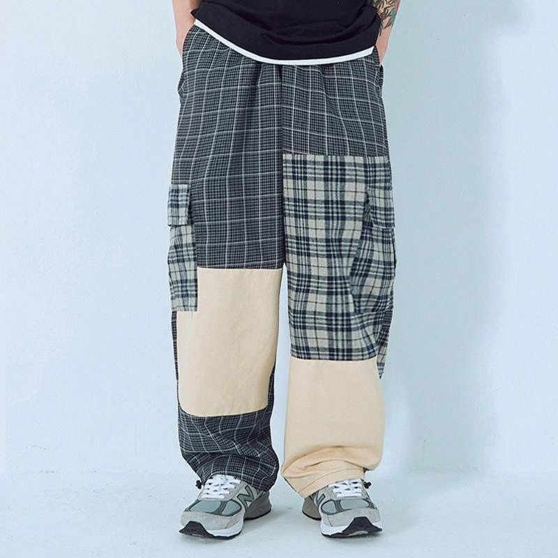 plaid trousers men