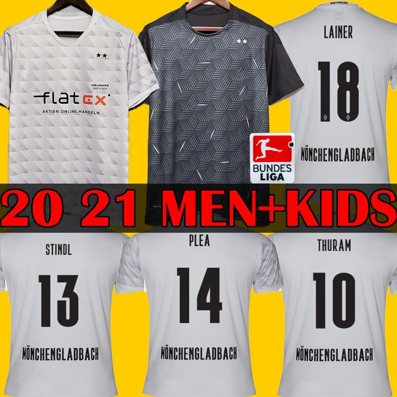 2020 20 21 Borussia Monchengladbach Soccer Jerseys PLEA 2020 2021 Monchengladbach THURAM ...