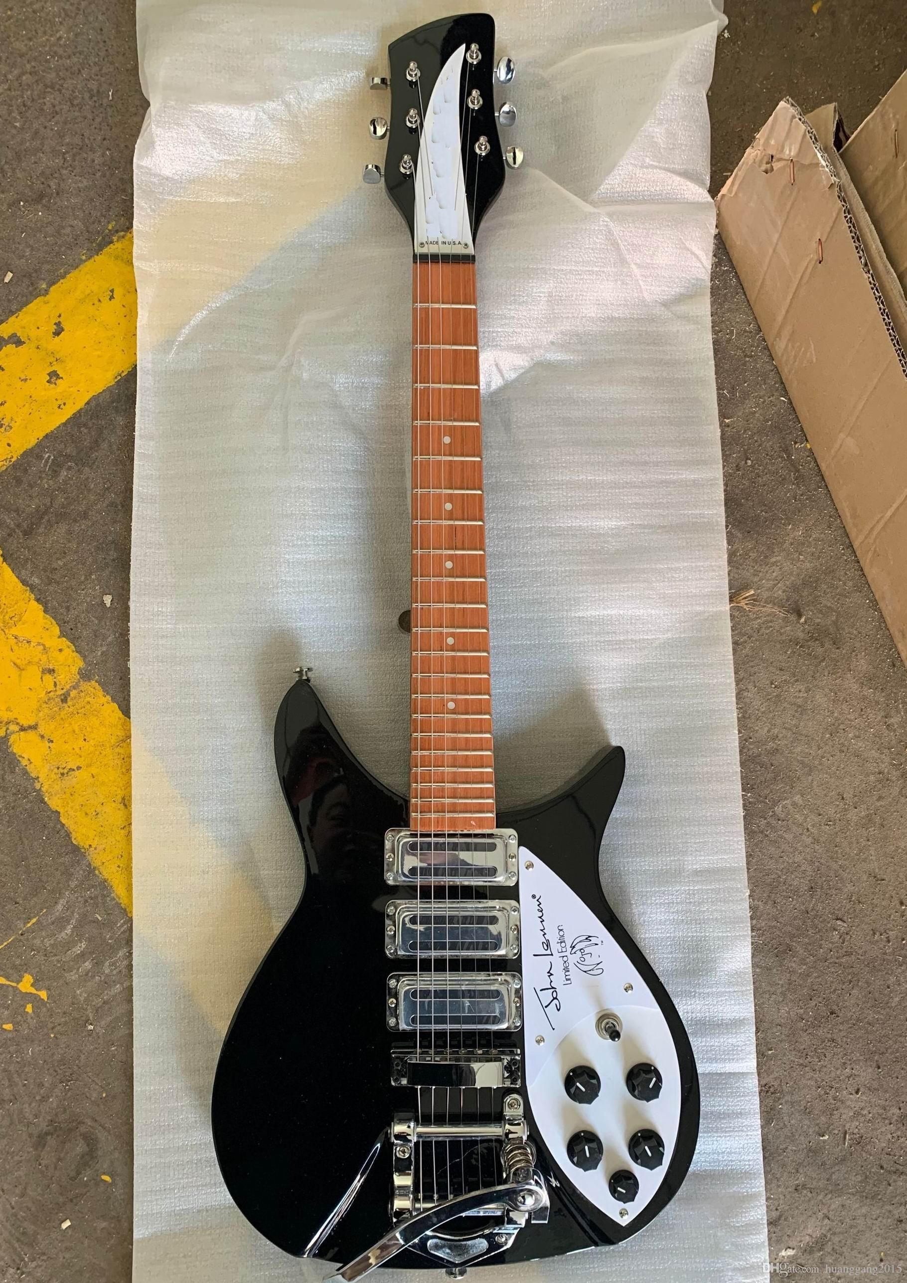 Compra Venta Caliente, Vendedor Estupendo, John Lennon Versión Alemana  Rickenback Versión 325 De La Guitarra, Trémolo Versión. De Color Negro Con  La Firma, El Envío Libre 20200327 Barato | Entrega Rápida Y