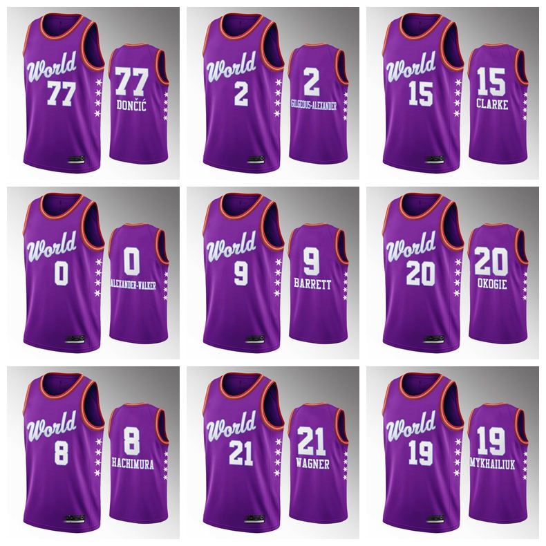 shai gilgeous alexander world jersey