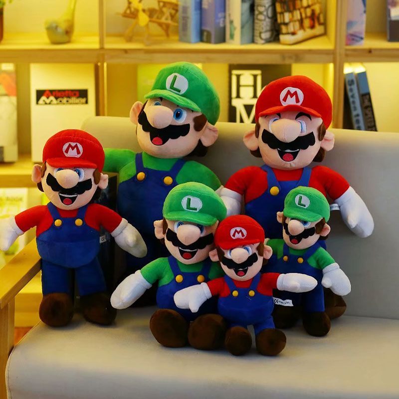 mario character plushies