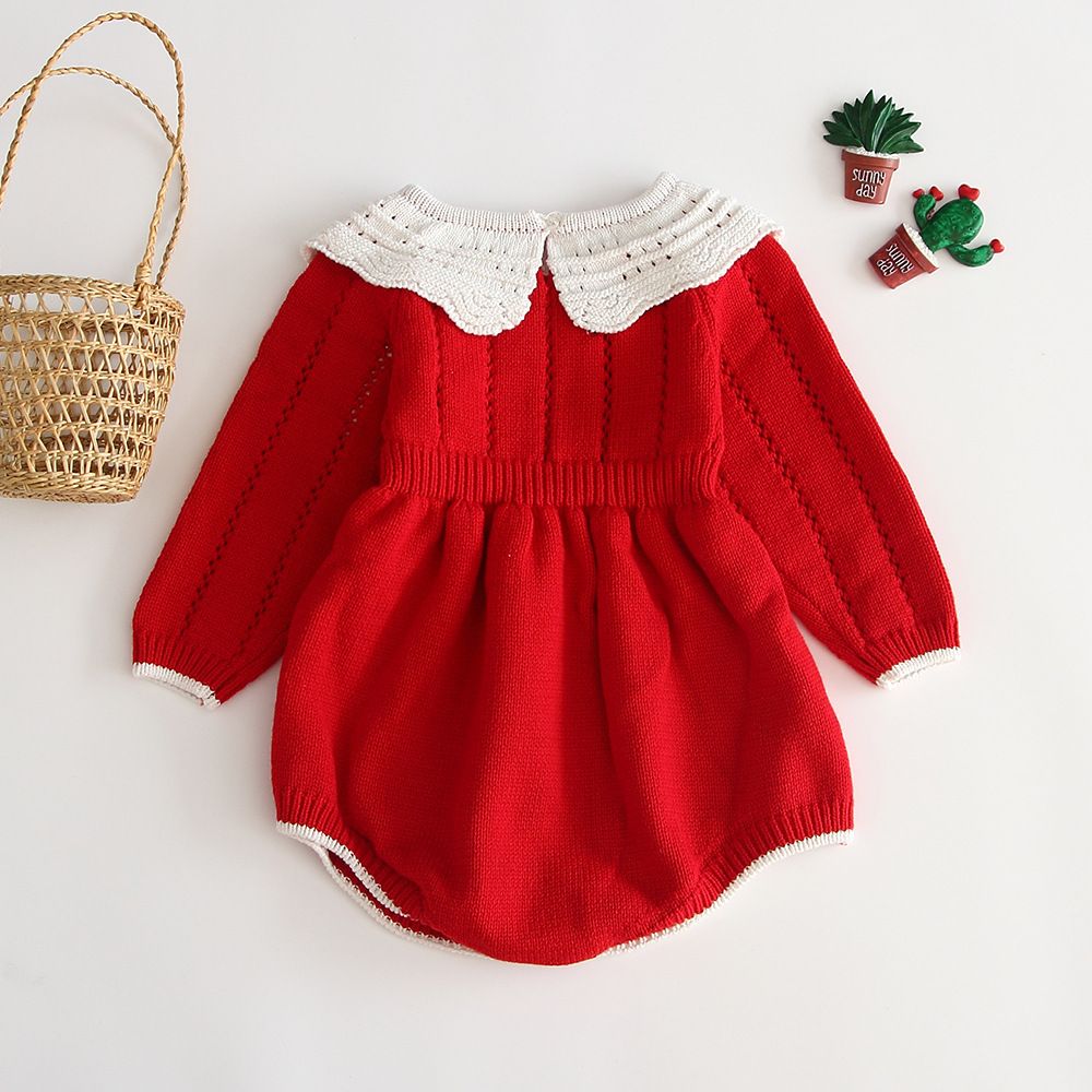 red girls romper