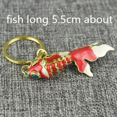 5,5 cm guldfisk röd