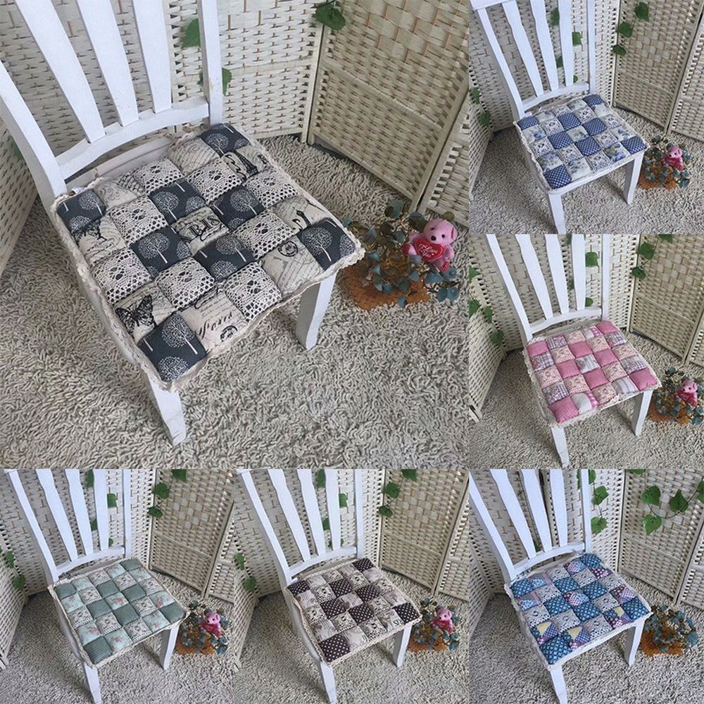Dekoration 1 4PCS Soft Tie On Seat Pads Dining Chair Kitchen Garden Outdoor Room Cushions Mbel Wohnen Elinpensacid