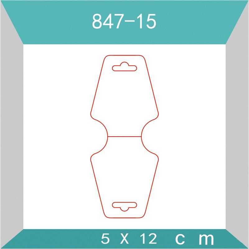 Kraft collar de papel Tarjetas 5x12cm que cuelgan la joyería Etiquetas Tarjetas en blanco Collares Etiquetas Viendo pulseras de joyería Envases Etiquetas ePacket