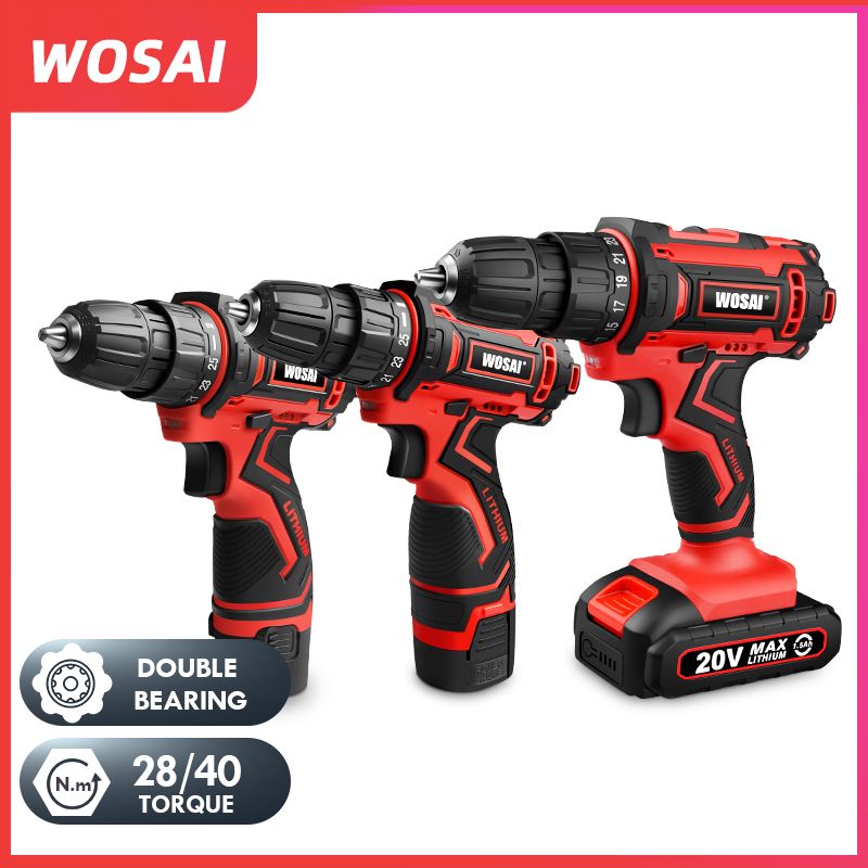 2020 Wosai 12v 16v 20v Cordless Drill Electric Screwdriver Mini Wireless Power Driver Dc Lithium Ion Battery 3 8 Inch T200801 From Mingjing02 35 14 Dhgate Com