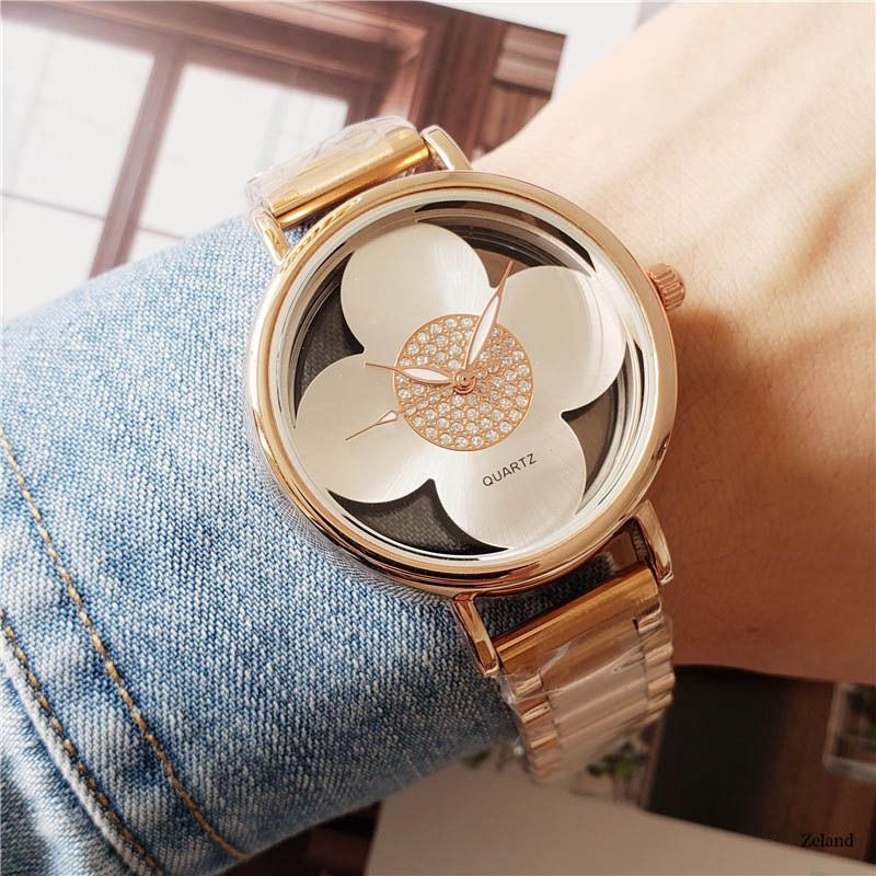 Women Watches Fashion New Design Ladies Big Dail Four Leaf Clover Quartz Wrist Watch Casual Stainless Steel Strap Waterproof Clock Discounted Watches Watches Discount From Mobilephonelcd 32 87 Dhgate Com