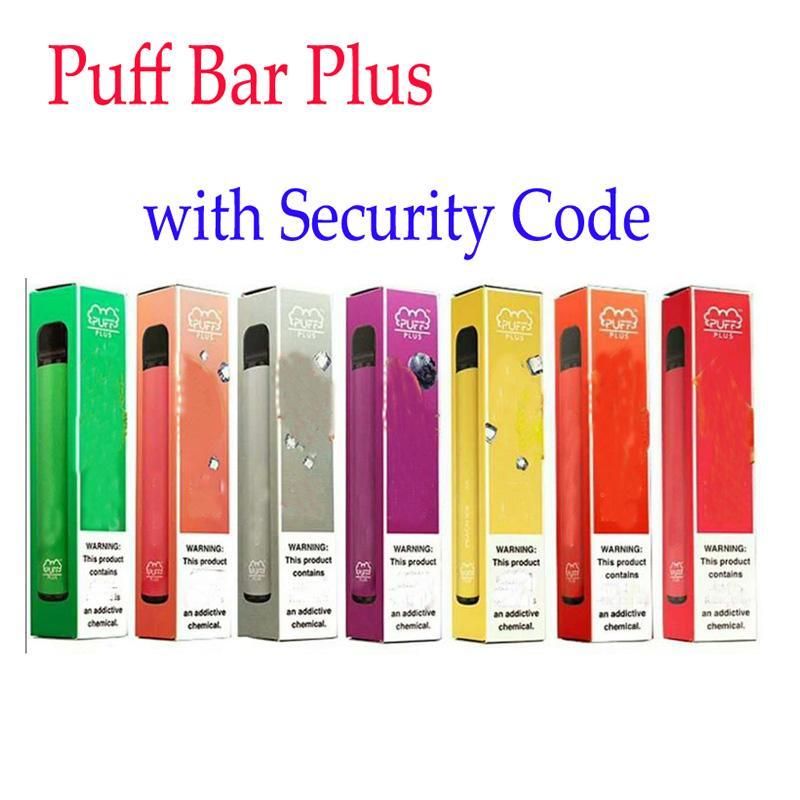 Newest Plus 800+ Puff Bar Plus 550mAh 3.2mL Puff Plus With Security