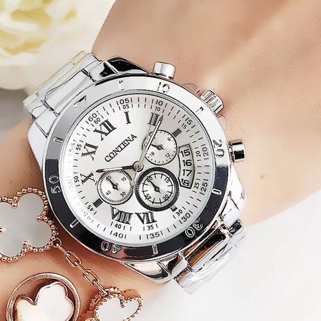 Zegarek Damski 2020 New Silver Ladies Watches Famous Top Brand Female Clocks Luxury Fashion Quartz Dress Wrist Watches For Women First Wrist Watch Digital Wrist Watches From Watchoutbaby 19 67 Dhgate Com