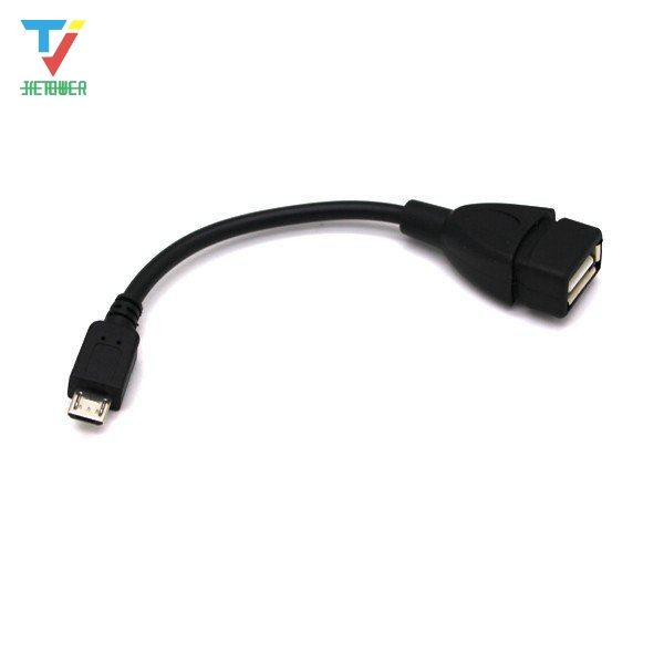 Cable OTG Micro Micro USB Macho a USB 2.0 Cable de adaptador de OTG femenino