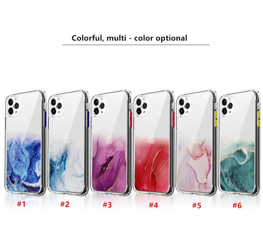 Black Cover Polished Gold Marble Fashion For IPhone 11 11Pro X XR XS