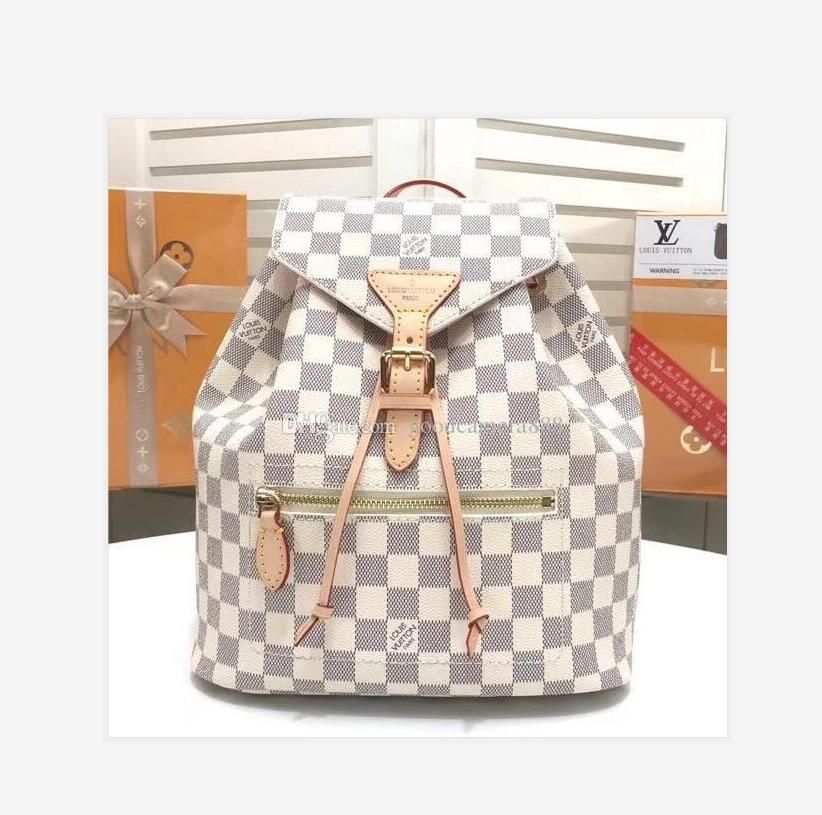 damier azur backpack