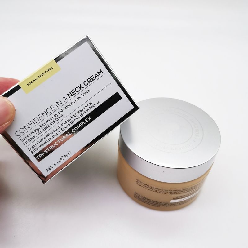 confidence in a neck cream